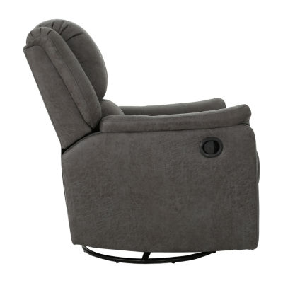 Jennette Swivel Sharkfin-Arm Recliner