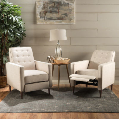 2 Piece Mervynn Tufted Track-Arm Recliner