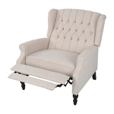 Apaloosa Tufted Roll-Arm Recliner