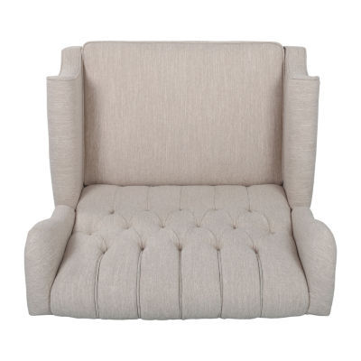 Apaloosa Tufted Roll-Arm Recliner