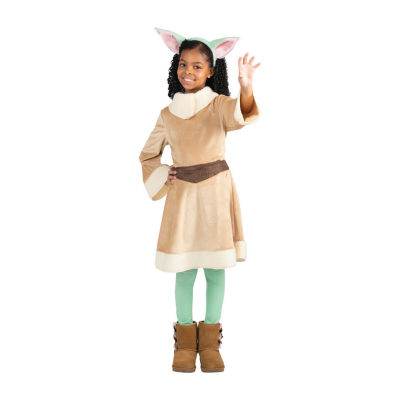 Little & Big Kid Girls Grogu Baby Yoda Star Wars Costume