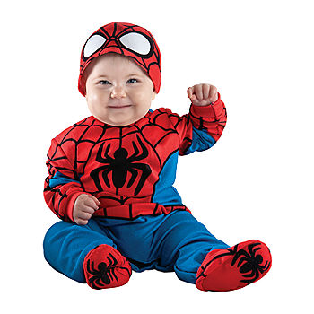 Baby Boys Spiderman Costume - Marvel Avengers, Color: Red - JCPenney