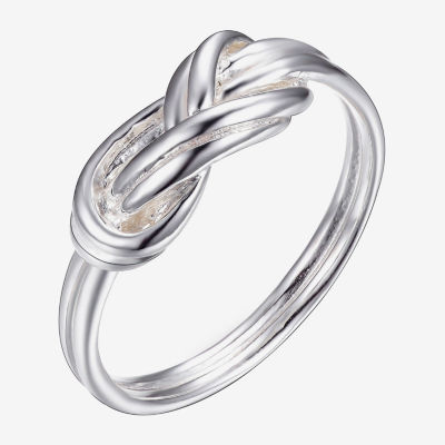 Footnotes Friends Sterling Silver Knot Band