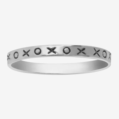 Itsy Bitsy Xoxo Sterling Silver Band