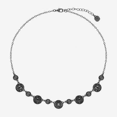 Monet Jewelry 17 Inch Cable Collar Necklace, One Size, Gray
