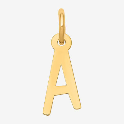 Initial Womens 14K Gold Pendant