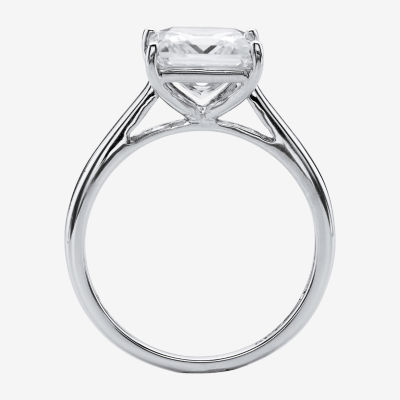 DiamonArt® Womens 2 /2 CT. T.W. White Cubic Zirconia 10K Gold Square Engagement Ring
