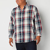 American Outdoorsman Mens Moisture Wicking Regular Fit Short Sleeve  Button-Down Shirt