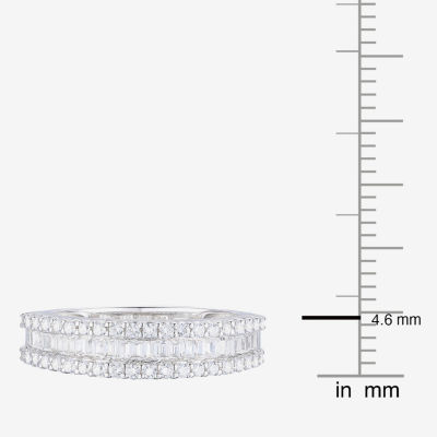 G-H / Vs2-Si1) 1/2 CT. T.W. Lab Grown White Diamond 10K Gold Anniversary Band