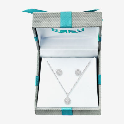 Effy Final Call (G / Si1-Si2) Womens 5/8 CT. T.W. Lab Grown White Diamond 2-pc. Pendant Necklace Set