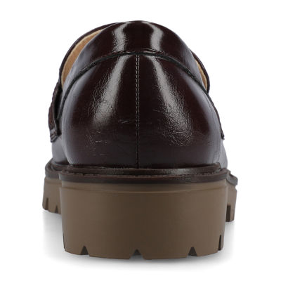 Journee Collection Jessamey Womens Round Closed Toe Loafers