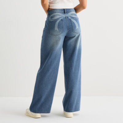 Rockmore-レディースヴィンテージバギージーンズ、ウォッシュド、ディストレスト、ストレートデニムパンツ、シックなストリートウェア、ワイドレッグパンツ、グランジボトムス、y2k  y2k ボトムス T240828155557_01 ストリートウェア ストライプ ステッチ バレル ジーンズ バギー ストリート パンツ Y2k ルーズデニムパンツ