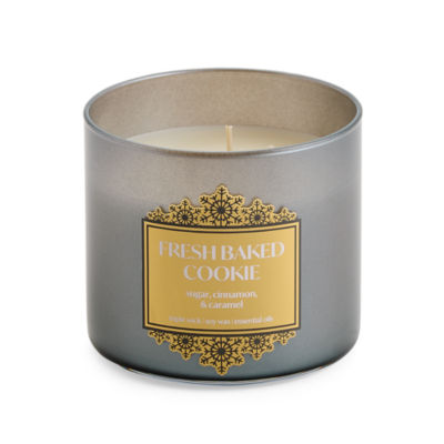 Distant Lands Fresh Baked Cookie 3-Wick Scented Jar Candle