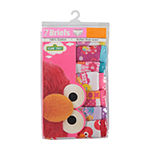 Toddler Girls Sesame Street 7 Pack Brief Panty