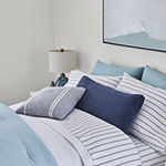 Home Expressions Textured Stripe  Lumbar Pillow