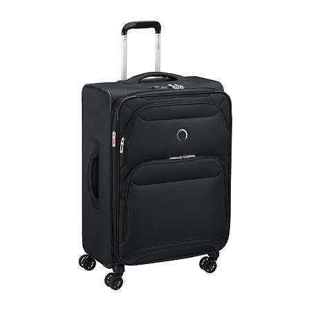 Delsey Paris Sky Max 2.0 Softside 24 Lightweight Luggage, One Size, Black