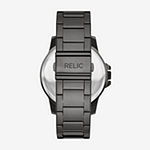Relic By Fossil Unisex Adult Black Stainless Steel Watch Boxed Set ...