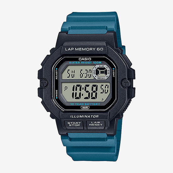 Casio Mens Blue Strap Watch Ws1400h-3av