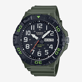 Green Casio Watch on Green/Light-green Strap – rswatchworks