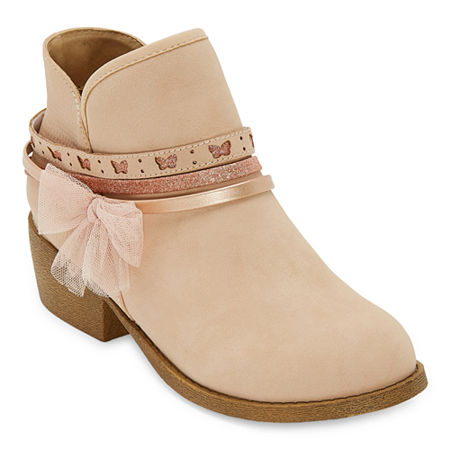  Pop Little & Big Girls Charming Block Heel Booties