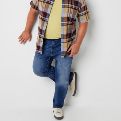 Arizona Big and Tall Mens Tapered Leg Athletic Fit Jean