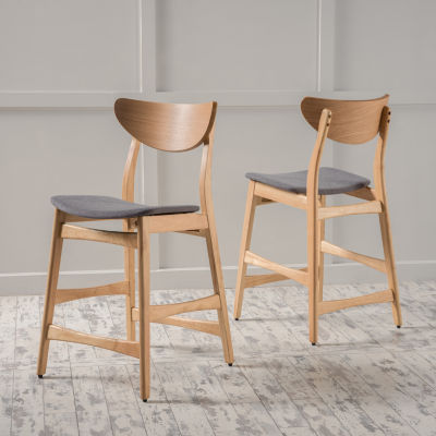 Gavin 2-pc. Counter Height Upholstered Bar Stool