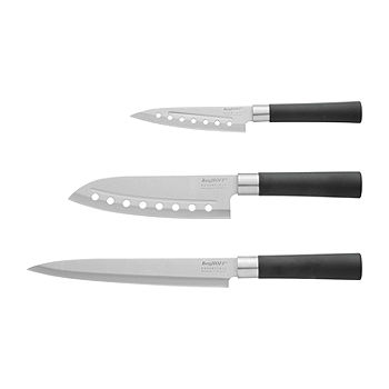 Granitestone Nutriblade 6-pc. Easy Grip Handle Knife Set, Color: Black -  JCPenney