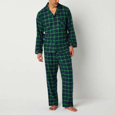 St. John s Bay Mens Tall Long Sleeve 2 pc. Pant Pajama Set