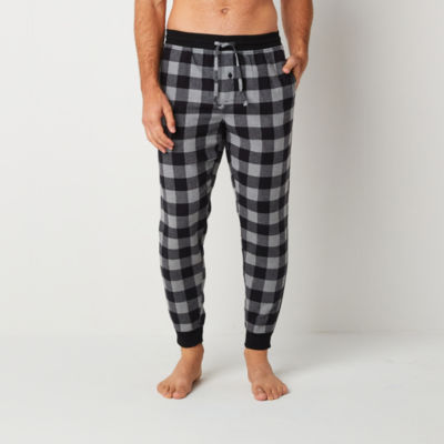 St. John's Bay Men Elastic Waist Sleep Pants Cotton Pajamas Size