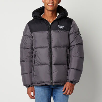 Reebok men's midweight quilted cheap puffer jacket