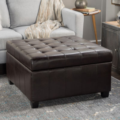 Alexandria Tufted Storage Bench