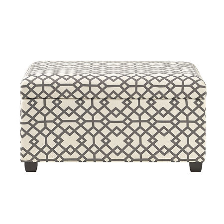 Tempe Storage Upholstered Bench, One Size, Gray