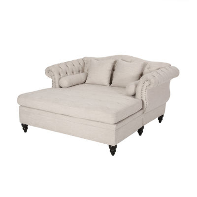 Wellen Nailhead Trim Chaise Lounge