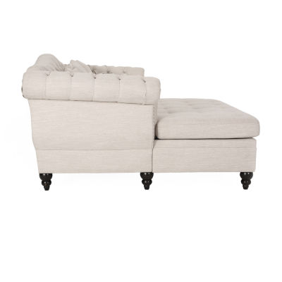 Wellen Nailhead Trim Chaise Lounge