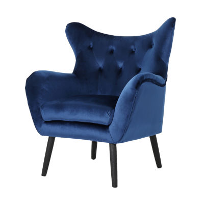 Seigfried Tufted Upholstered Wingback Chair