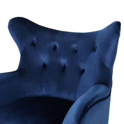 Seigfried Tufted Upholstered Wingback Chair
