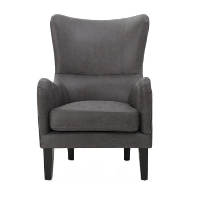 Lorenzo Wingback Chair, Color Slate Gray JCPenney