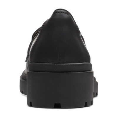 Clarks Call Ease Womens Moc Closed Toe Loafers