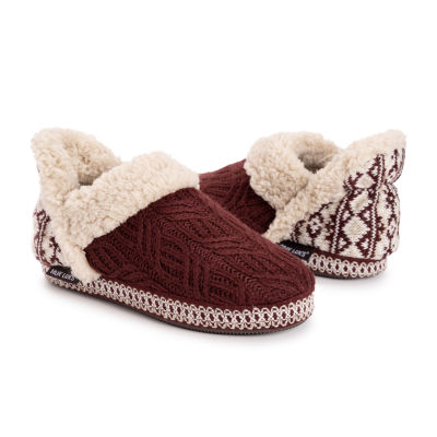 Muk Luks Magdalena Bootie Womens Slip-On Slippers