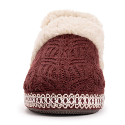 Muk Luks Magdalena Bootie Womens Slip-On Slippers