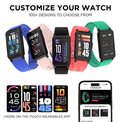 Itouch Active 4 Unisex Adult Smart Watch Tc4s01-G10