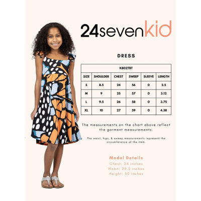 24sevenkid Big Girls Sleeveless A-Line Dress