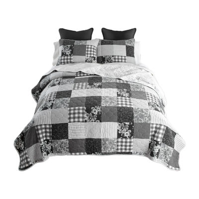 Donna Sharp Indiana Farmhouse 3-pc. Hypoallergenic Quilt Set