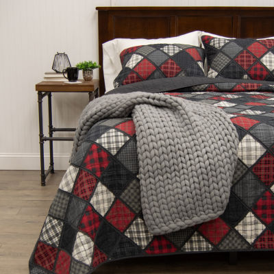 Donna Sharp Lumberjack 3-pc. Hypoallergenic Quilt Set