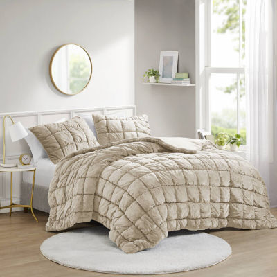 Intelligent Design Velvet Midweight Down Alternative Comforter Set