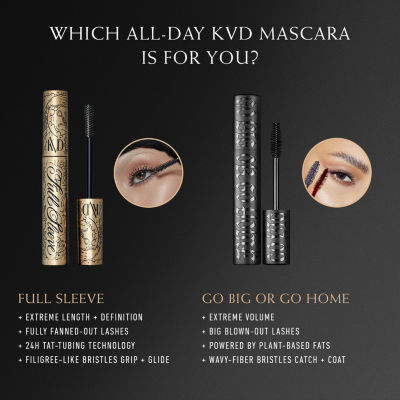 Kvd Beauty Full Sleeve Long + Defined Tubing Mascara