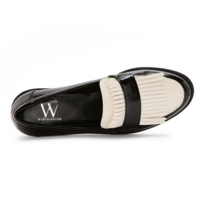 Worthington Womens Isola Moc Closed Toe Oxford Shoes