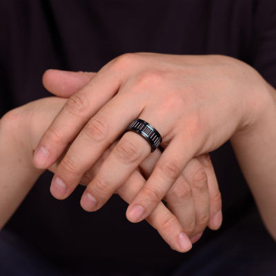 Mens 10MM Stainless Steel Band