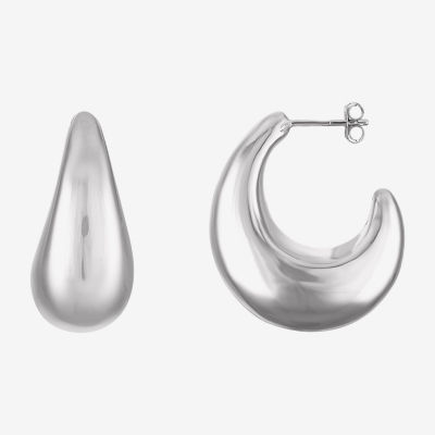 Sterling Silver 30mm Hoop Earrings