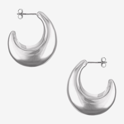 Sterling Silver 30mm Hoop Earrings